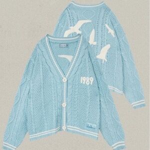 Taylor Swift 1989 Cardigan Blue - NEW